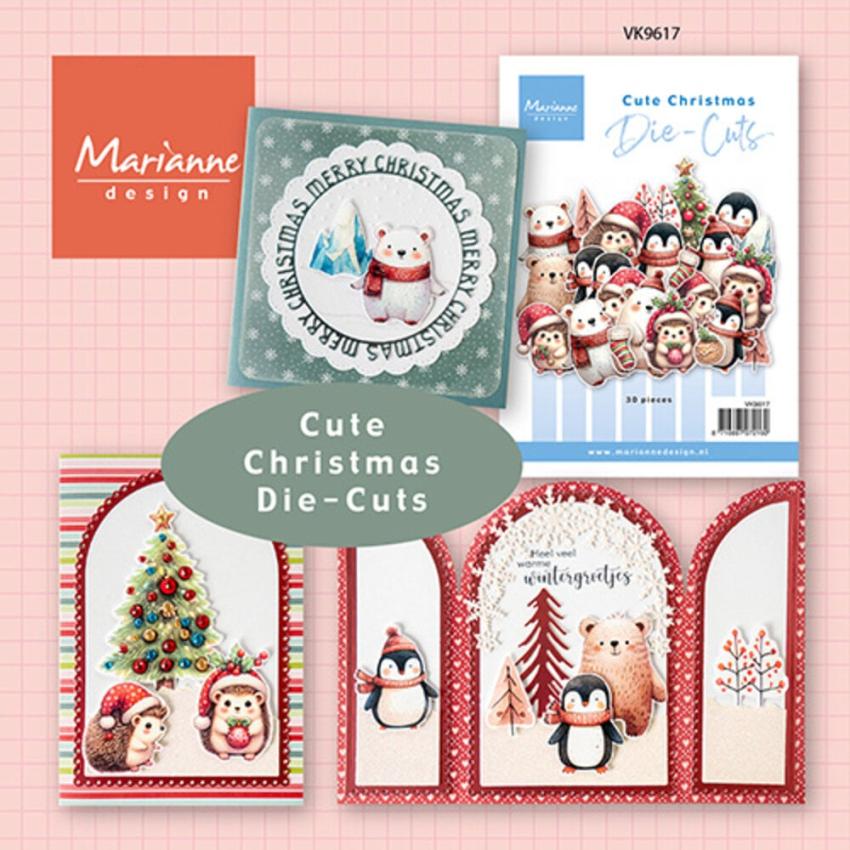 Marianne Design - Stanzteile "Cute Christmas" Die Cuts