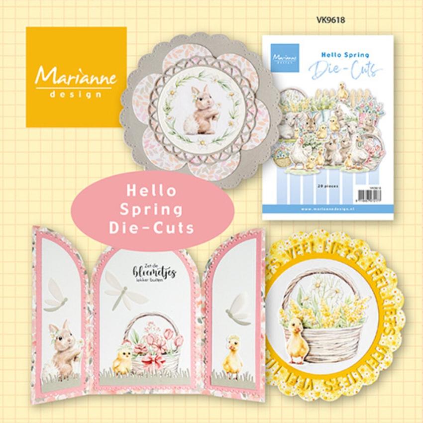 Marianne Design - Stanzteile "Hello Spring" Die Cuts