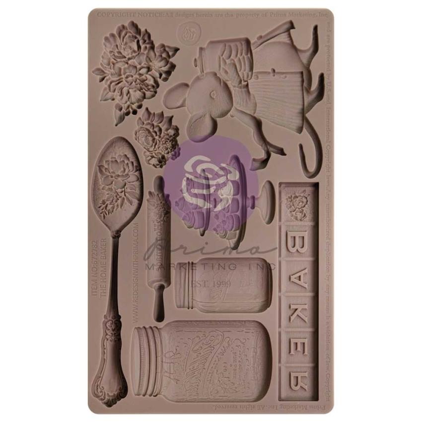 Prima Marketing - Gießform 5x8 Inch"Baker's Delight" Mould