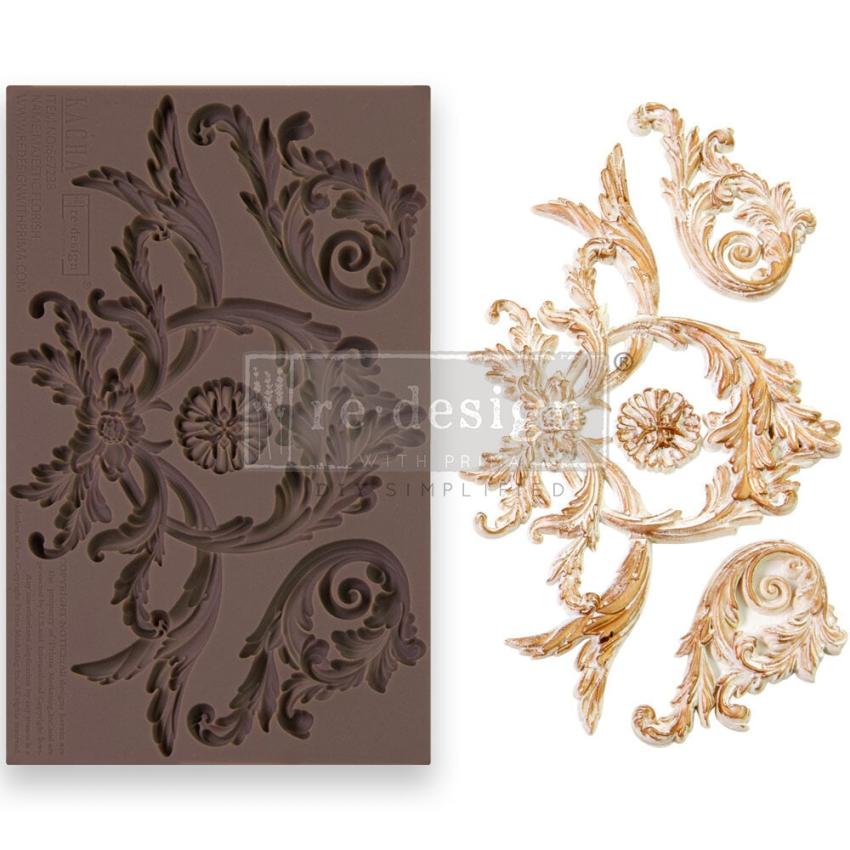 Re-Design with Prima - Gießform "Kacha Majestic Flourish" Mould 5x8 Inch