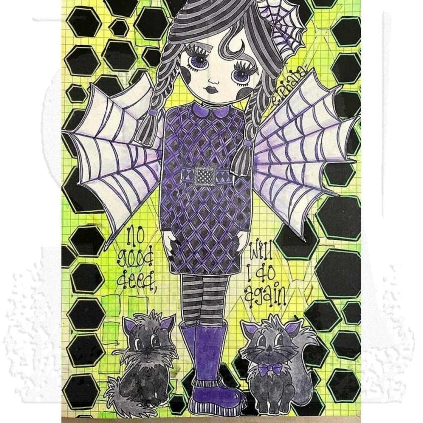 Stampers Anonymous - Gummistempelset "It's Not Tuesday" Dylusions Cling Stamp Design by Dyan Reaveley