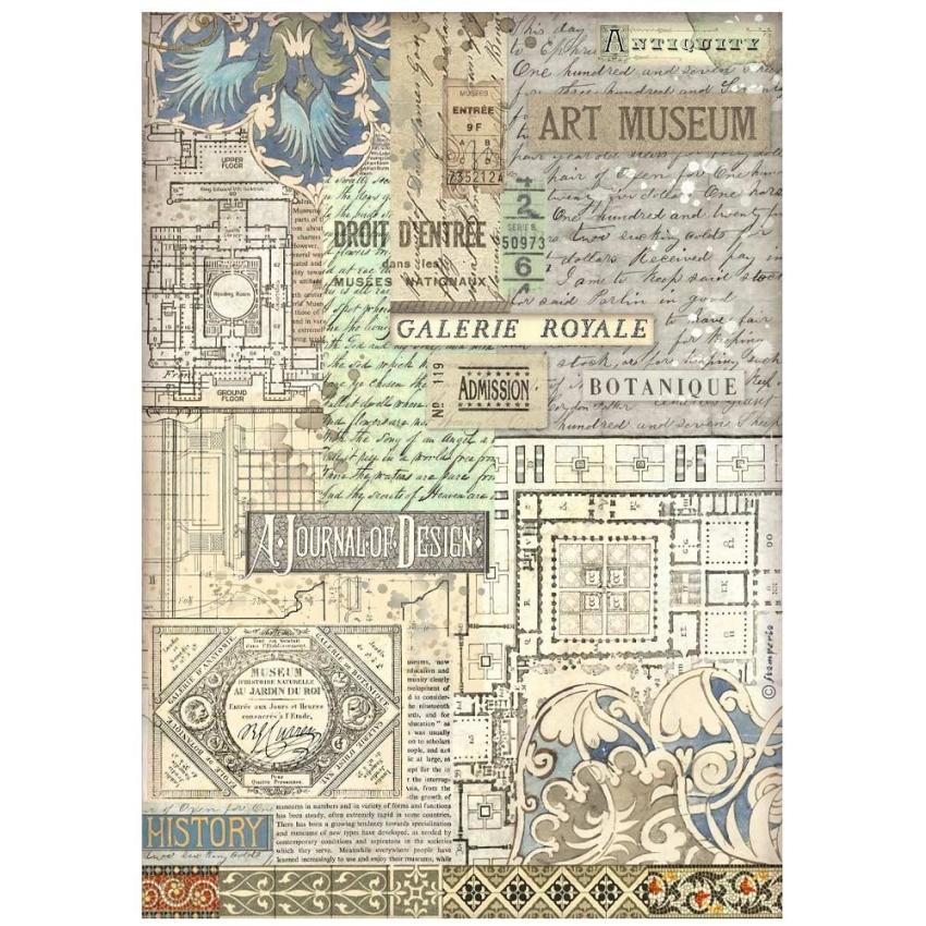 Stamperia - Decopatch Papier "Selection" Decoupage A4 - 6 Bogen  