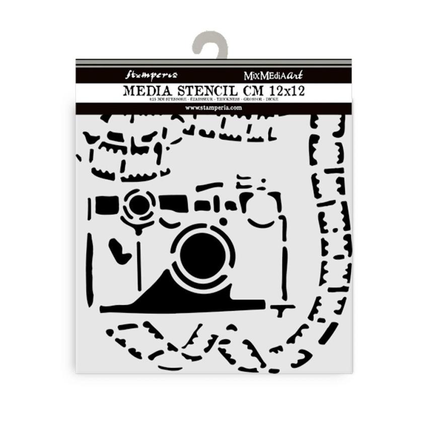 Stamperia - Schablone 12x12cm "Photography" Stencil