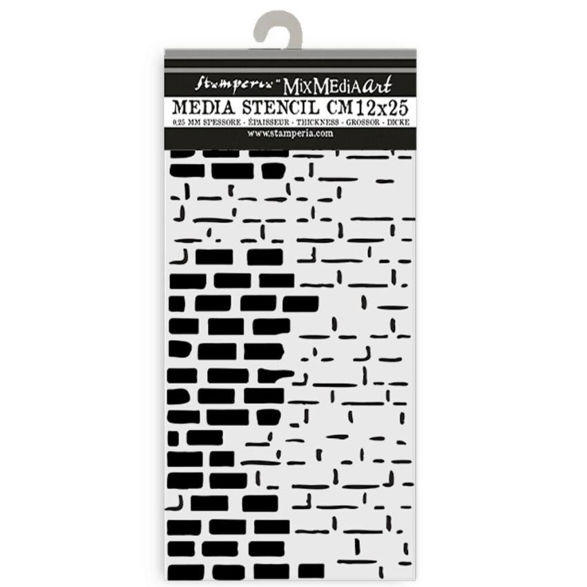 Stamperia - Schablone 12x25cm "Bricks" Stencil