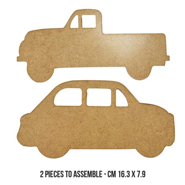 Stamperia - Holzteile "Cars and Truck" MDF Crafty Shapes Blanks