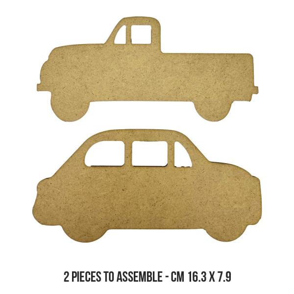 Stamperia - Holzteile "Cars and Truck" MDF Crafty Shapes Blanks