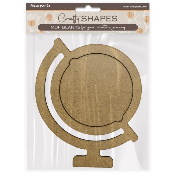 Stamperia - Holzteile "Globe" MDF Crafty Shapes Blanks