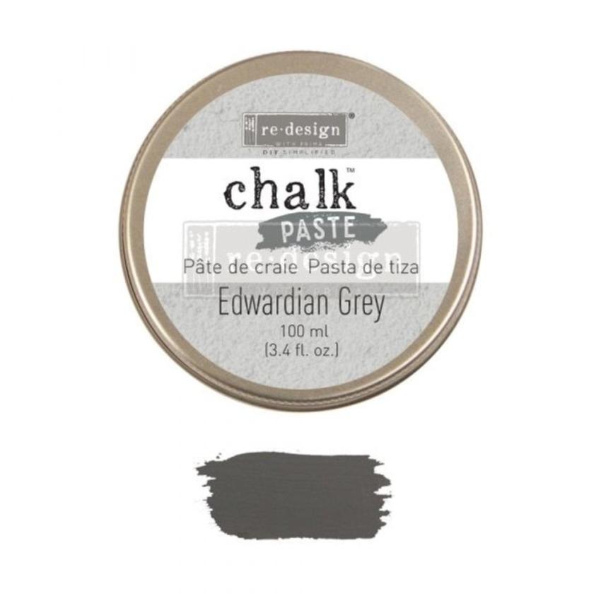 Re-Design with Prima - Kreidefarbe "Edwardian Grey" Chalk Paste 100ml