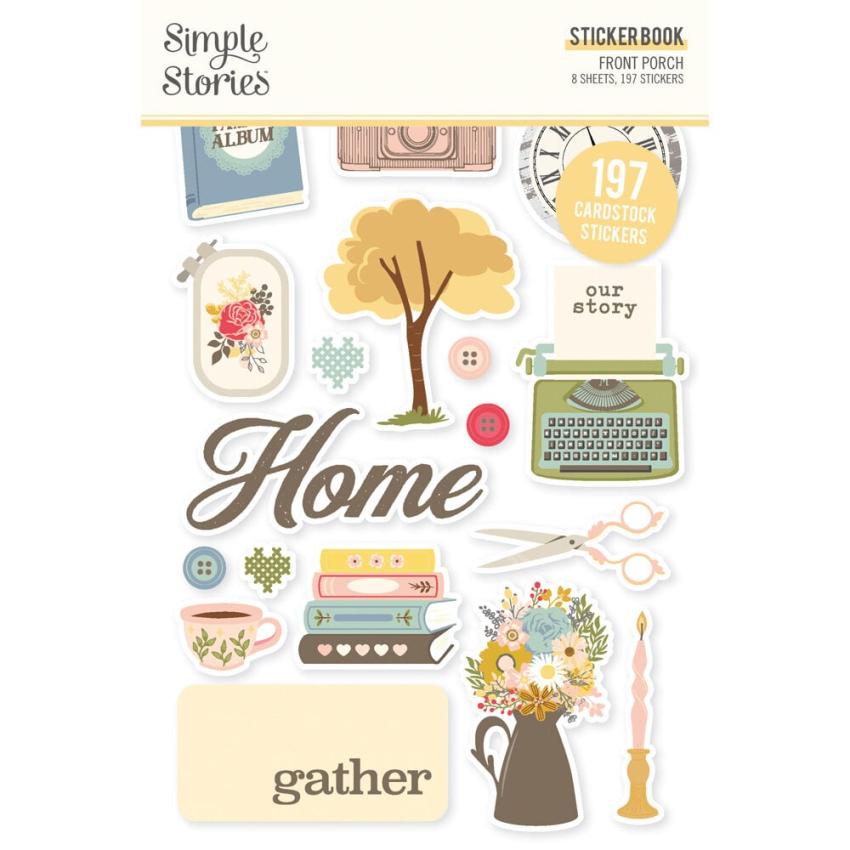 Simple Stories - Aufkleber "Front Porch" Sticker Book