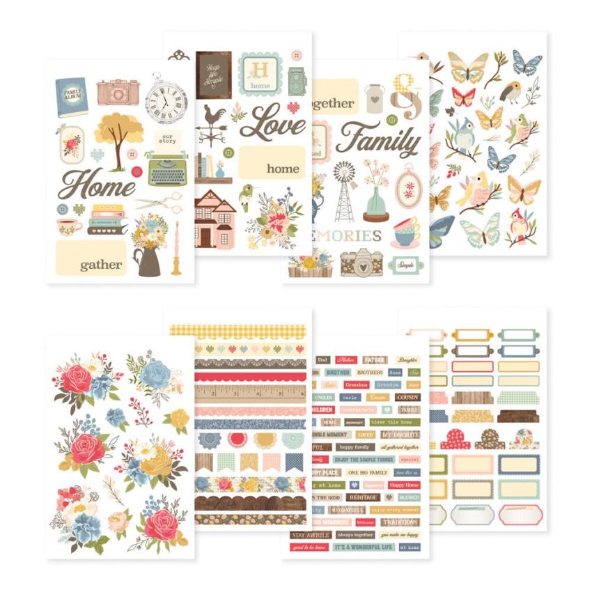 Simple Stories - Aufkleber "Front Porch" Sticker Book