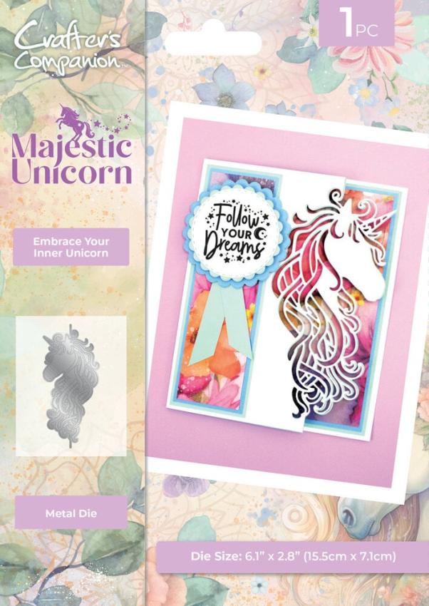 Crafters Companion - Stanzschablone "Embrace your Inner Unicorn" Dies