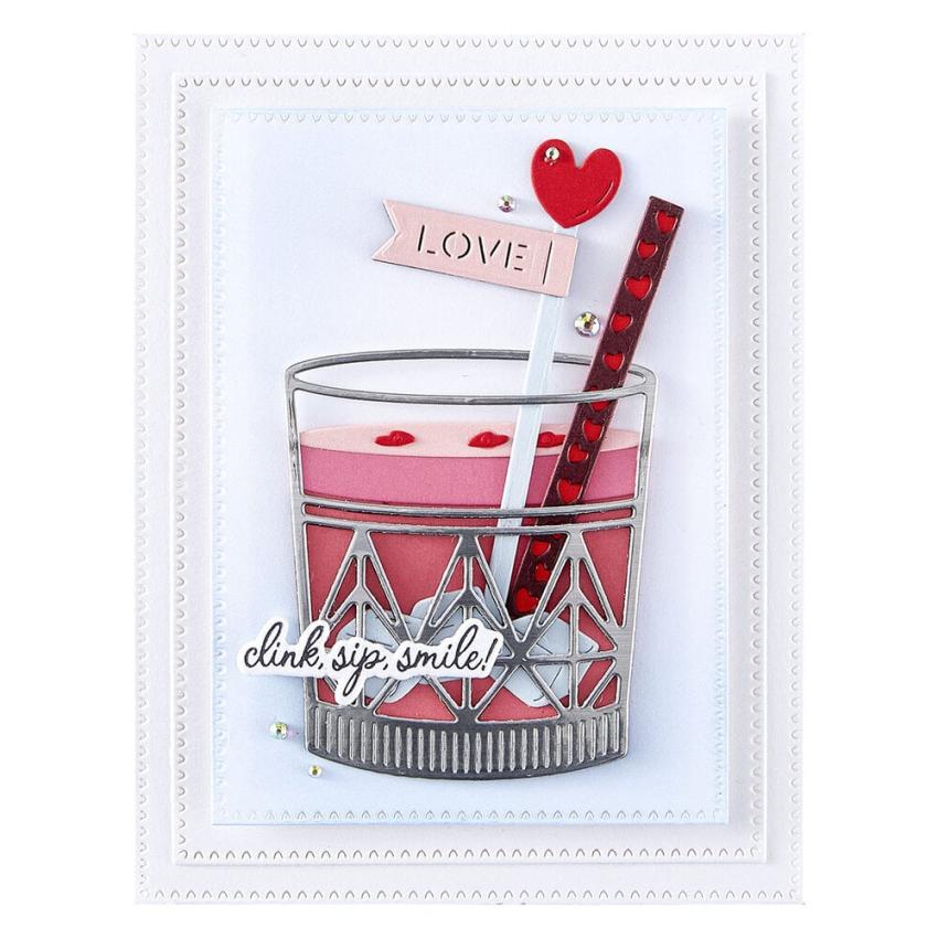 Spellbinders - Stanzschablone "Love on the Rocks" Dies