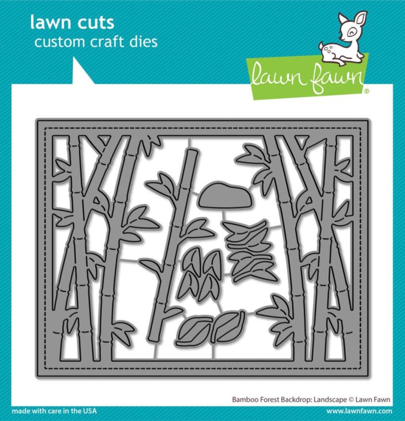 Lawn Fawn - Stanzschablone "Bamboo Forest Backdrop: Landscape" Dies