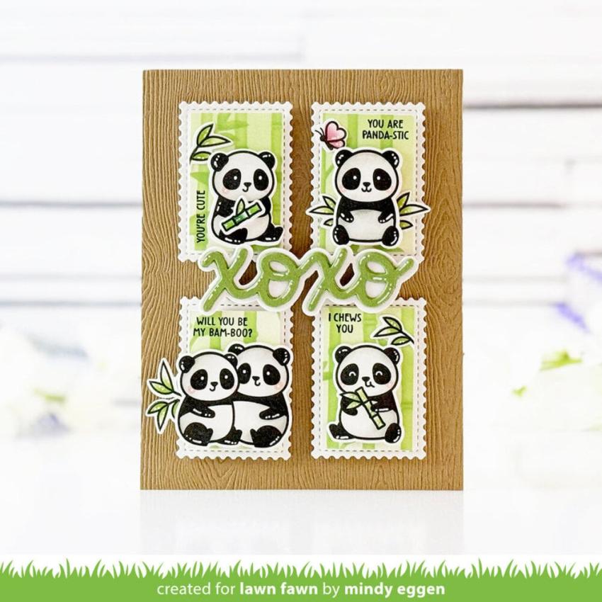 Lawn Fawn - Stanzschablone "Scripty XOXO Outline" Add-on Die