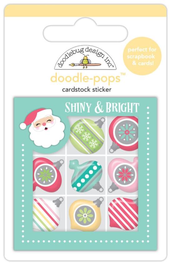 Doodlebug Design - Sticker "Tinsel Time Deck The Halls" Doodle-Pops 