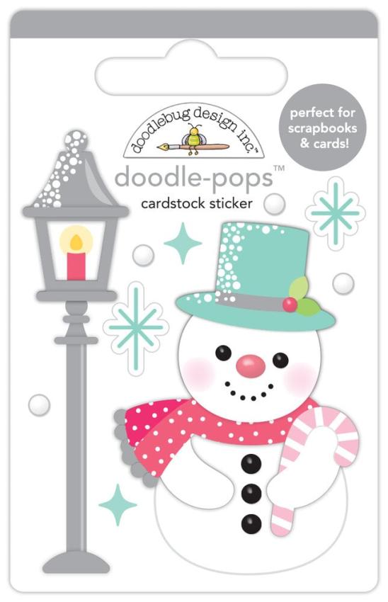 Doodlebug Design - Sticker "Tinsel Time Snow Wonderful" Doodle-Pops 