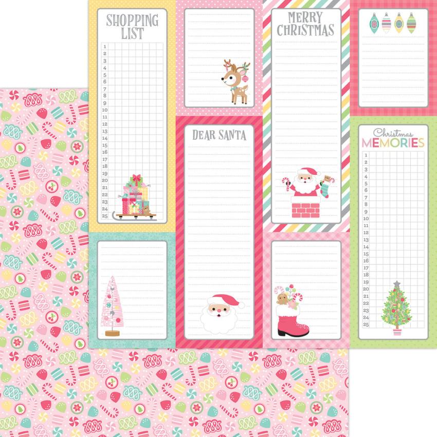 Doodlebug Design - Designpapier  "Tinsel Time " Paper Pack 12x12 Inch - 12 Bogen