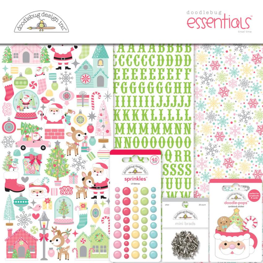 Doodlebug Design Tinsel Time Essential Kit 