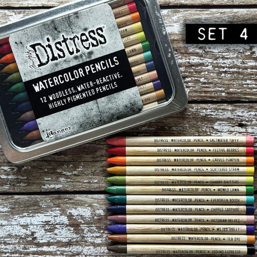 Ranger - Distress Watercolor Pencils Kit 4