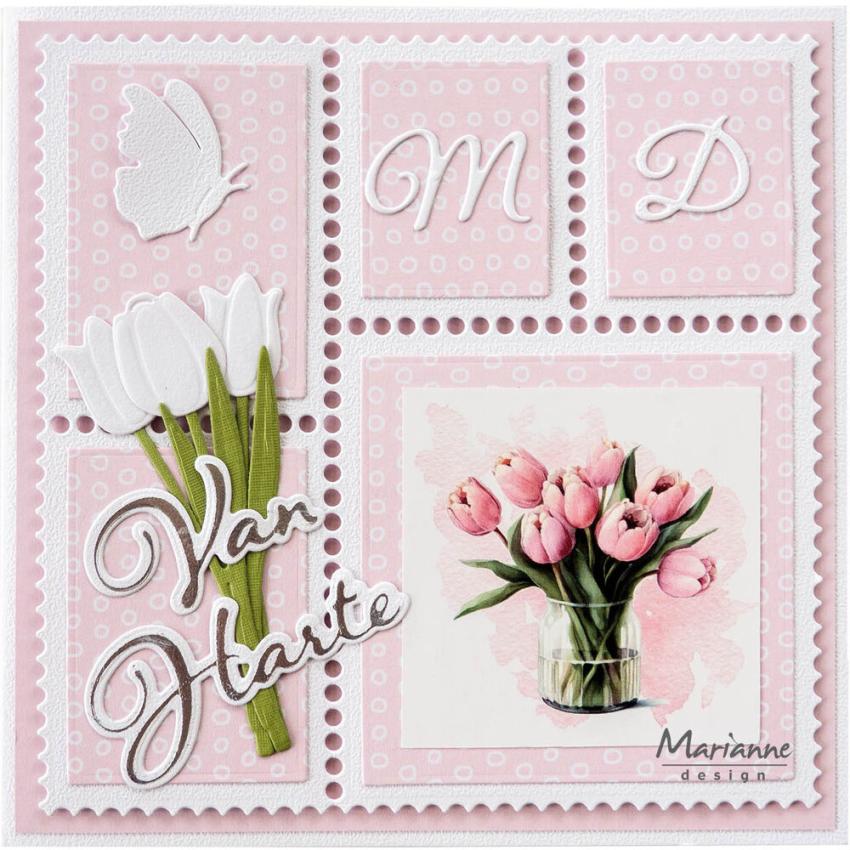 Marianne Design - Stanzschablone "Layout Stamp Square" Craftables Dies