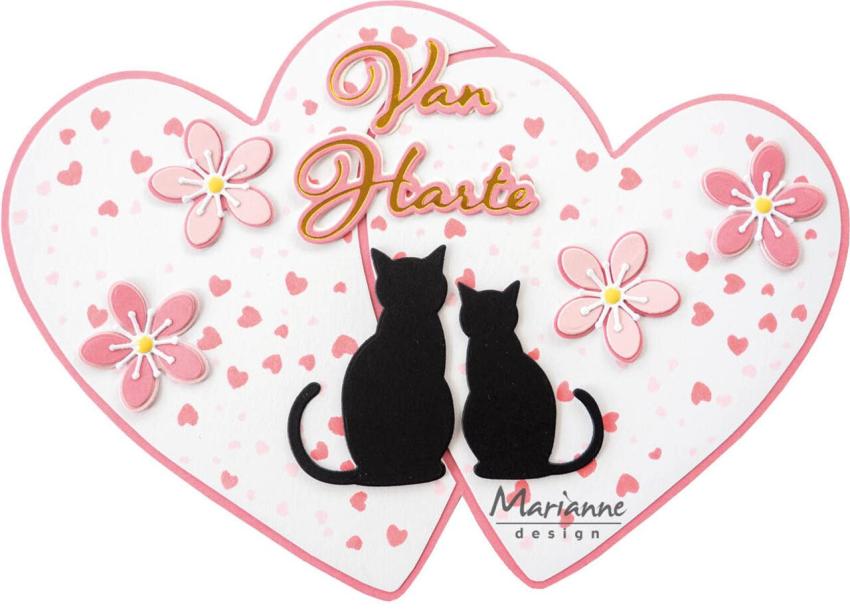 Marianne Design - Präge- und Stanzschablone "Cats & Kittens" Creatables Dies