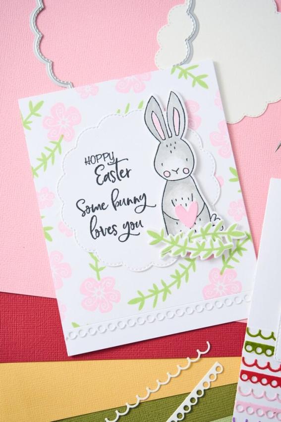 Sizzix - Stempelset "Bunny Bits & Blooms" Clear Stamps Design by Catherine Pooler