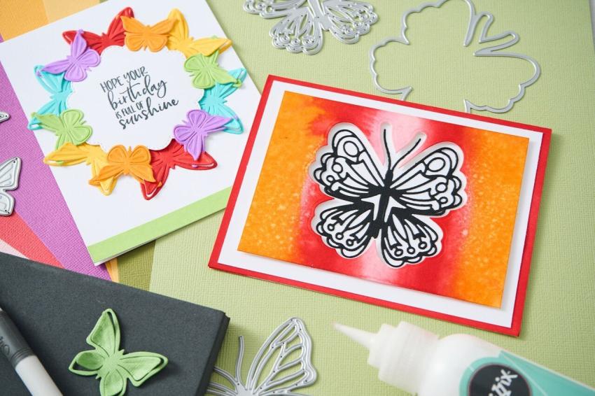 Sizzix - Stanzschablone "Spring Wings" Thinlits Craft Dies by Catherine Pooler