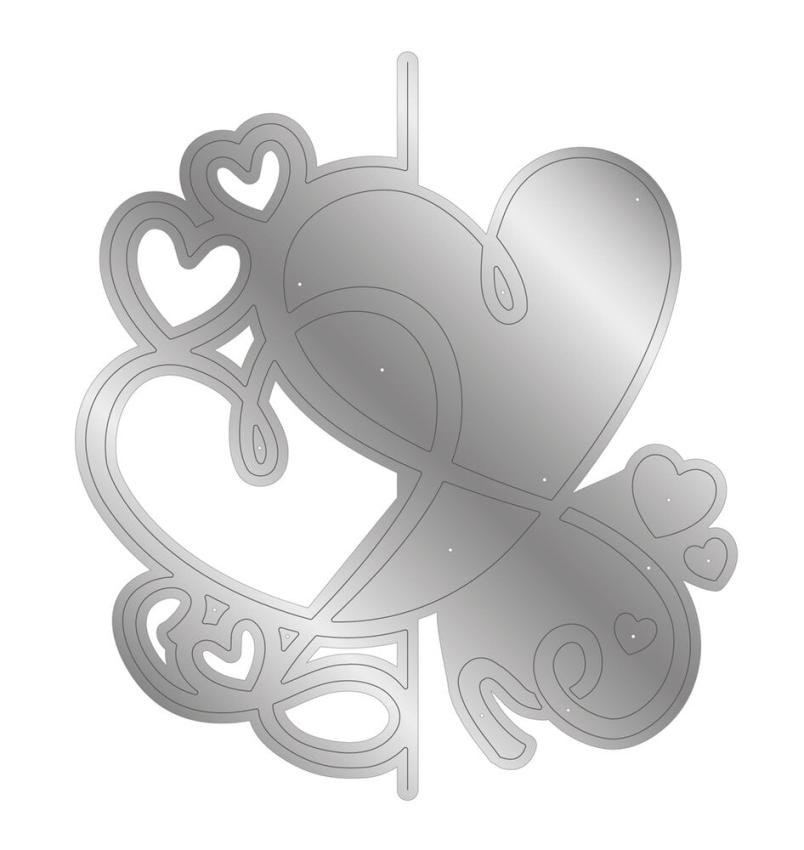 Crafters Companion - Stanzschablone "Entwined Hearts" Dies