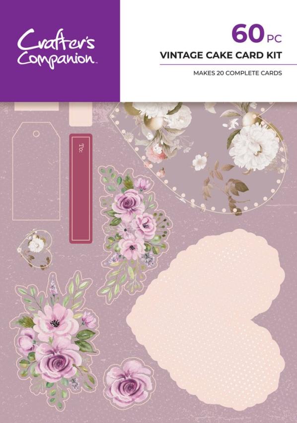 Crafters Companion "Vintage Cake Card Kit" 