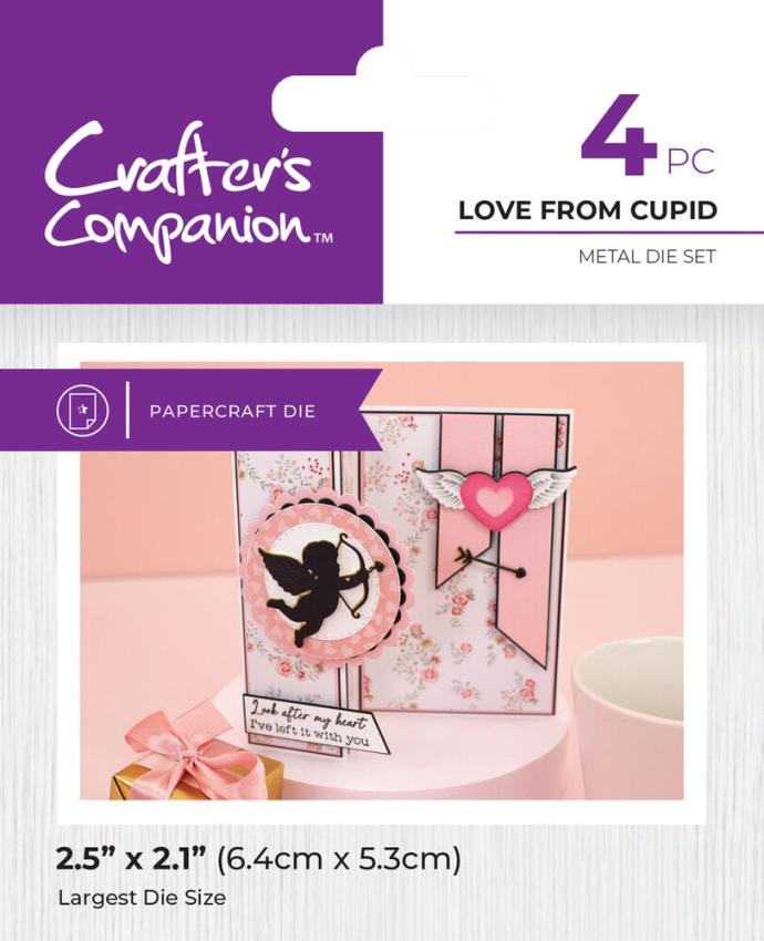 Crafters Companion - Stanzschablone "Love From Cupid" Dies