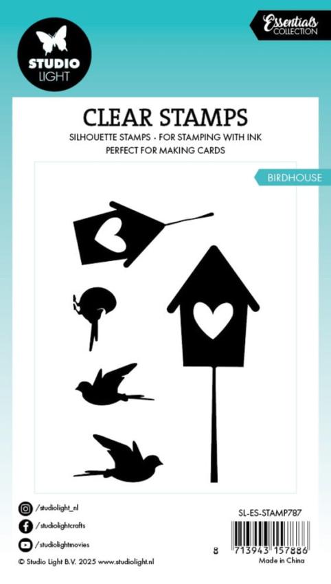 Studio Light - Stempelset "Birdhouse" Clear Stamps