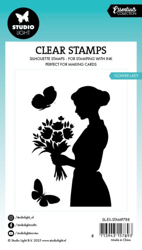 Studio Light - Stempelset "Flower Lady" Clear Stamps