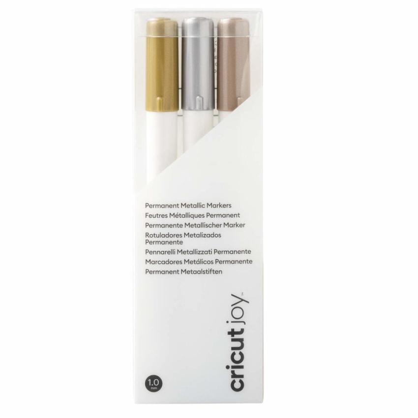 Cricut Joy - Permanent Markers 1.0 "Metallic Gold,Silver,Copper" 3er Set 