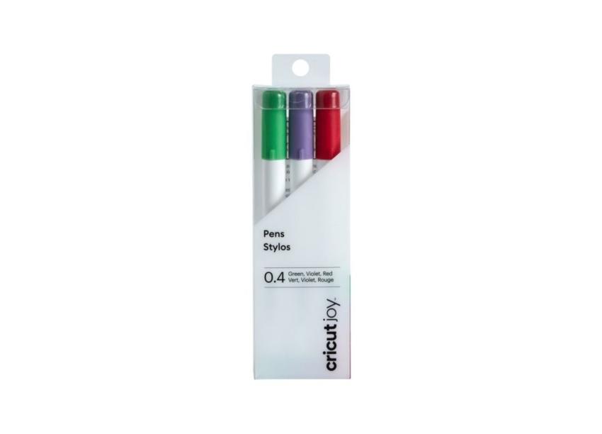 Cricut Joy - Fine Point Pens 0.4 "Red/Green/Violet" 3er Set