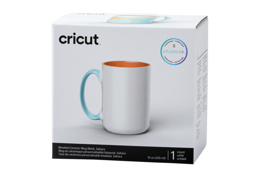 Cricut Tasse - Beveled Ceramic Mug Blank "Sahara" 425ml