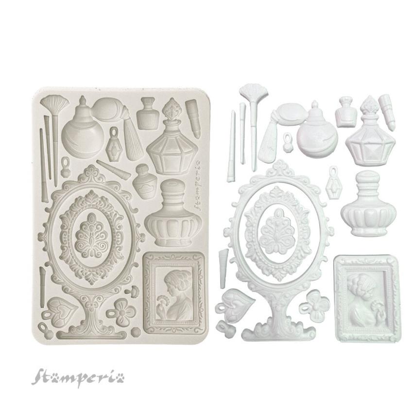 Stamperia - Gießform A5 "Beauty Accessories" Soft Mould 