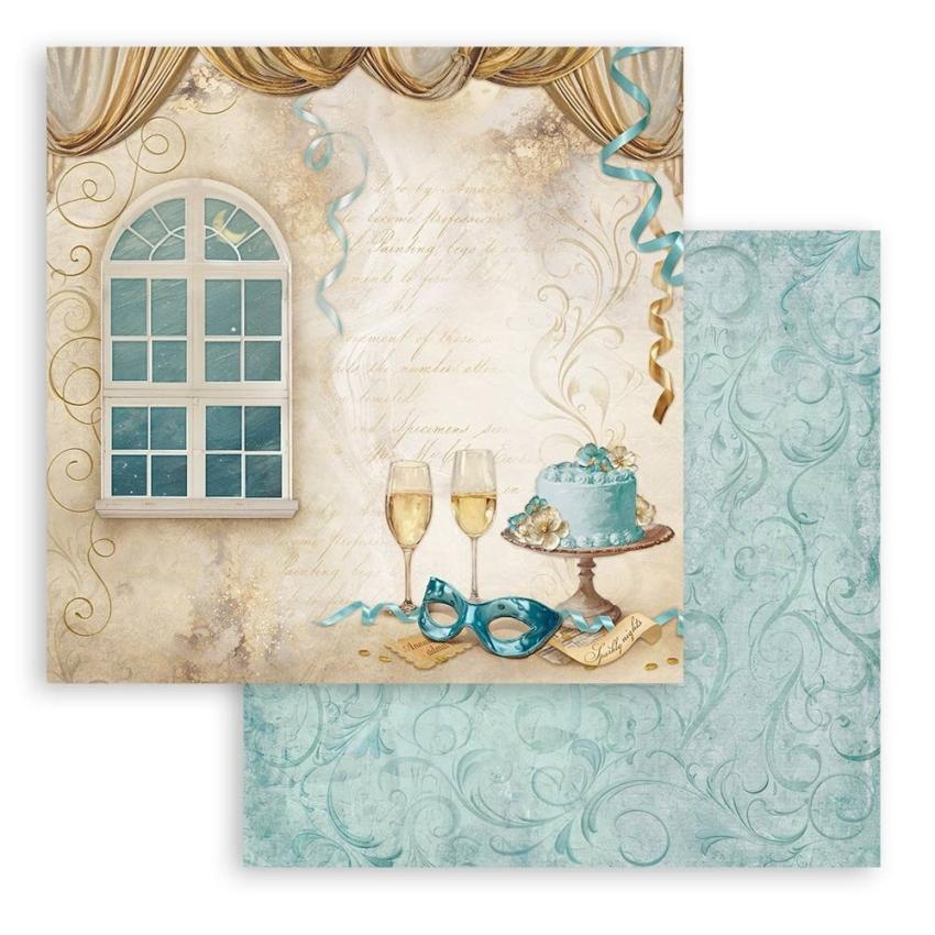 Stamperia - Designpapier "Window" Paper Sheets 12x12 Inch - 10 Bogen