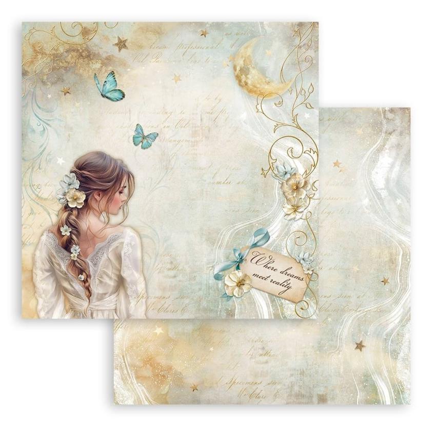 Stamperia - Designpapier "Lady Butterfly" Paper Sheets 12x12 Inch - 10 Bogen