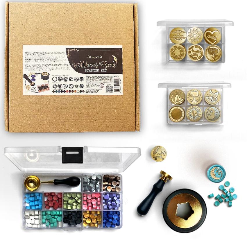 Stamperia - Wachssiegel "Wax And Seals Starter Set"