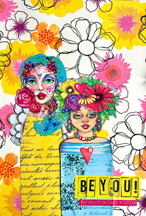 Art By Marlene - Stempelset "Flowers" Layered Clear Stamps