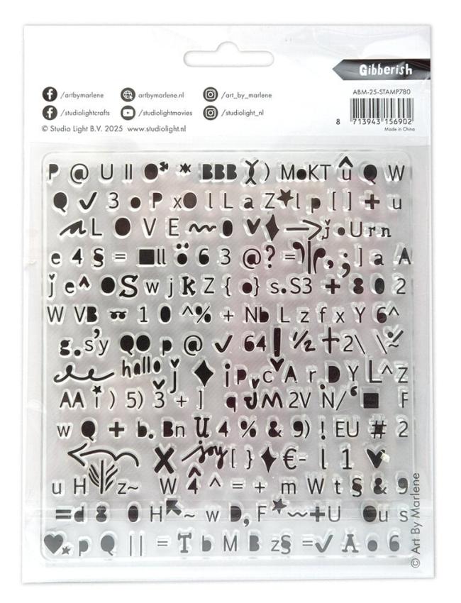 Art By Marlene - Stempel "Gibberish" Clear Stamps