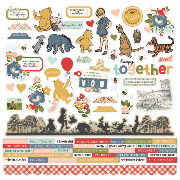 Simple Stories - Collectors Essential Kit "Say Cheese Classic Pooh" 12 Bogen Designpapier