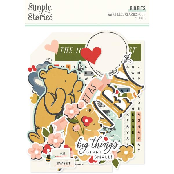 Simple Stories - Stanzteile "Say Cheese Classic Pooh" Big Bits & Pieces 