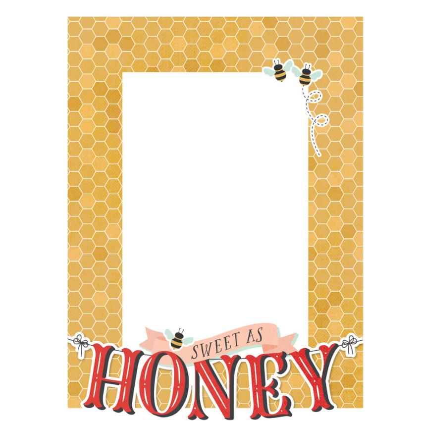 Simple Stories - Chipboard Frames "Say Cheese Classic Pooh" 