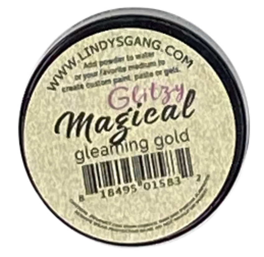 Lindys Stamp Gang - Pigmentpulver "Gleaming Gold" Magical 7g