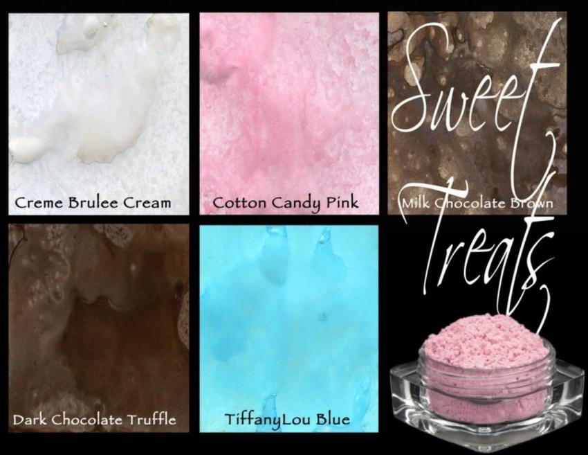 Lindys Stamp Gang - Pigmentpulver "Sweet Treats" Magical Set 5x7g