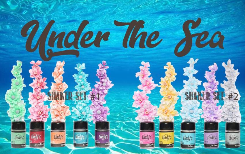 Lindys Stamp Gang - Pigmentpulver "Under the Sea 2" Magical Shaker 2.0 Set - 5x10g