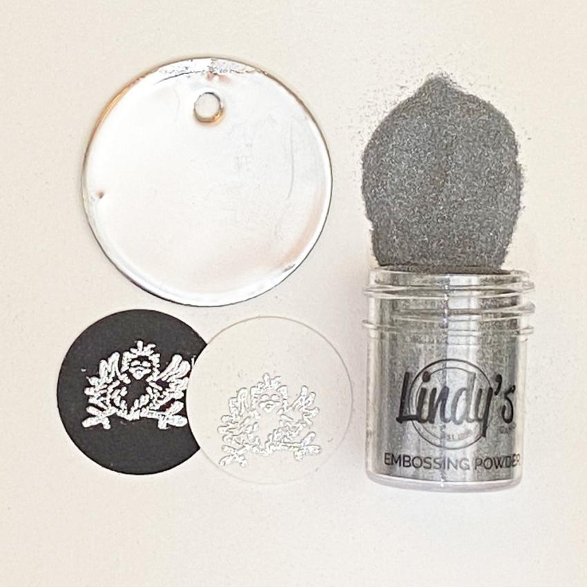 Lindys Stamp Gang - Embossingpulver "Slam Dunk Silver" Fine Embossing Powder 14g