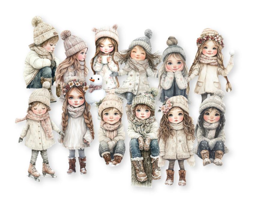 Dutch Doobadoo - Stanzteile "Winter Wonderland" Die Cuts