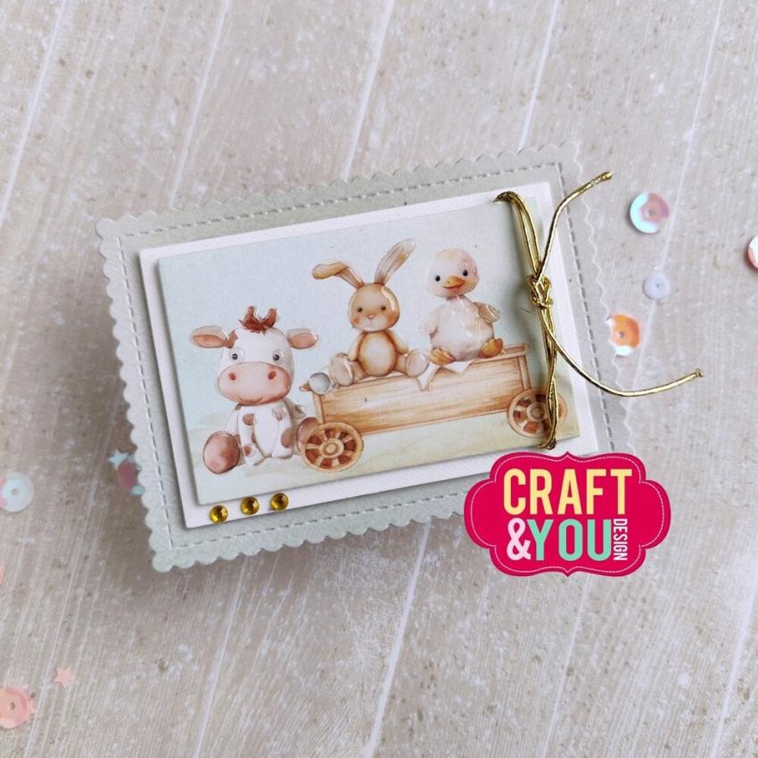 Craft & You Design - Stanzschablone "ATC Biscuit Frame" Dies